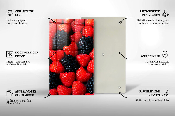 Skydd för induktionsspis modern Hallon och björnbär