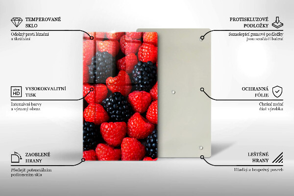 Skydd för induktionsspis modern Hallon och björnbär