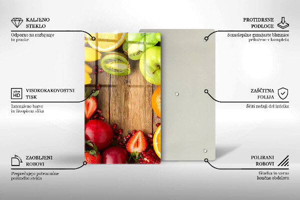 Skydd för induktionsspis modern Färsk frukt
