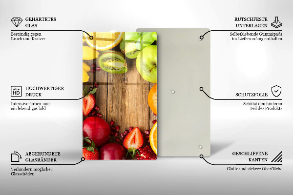 Skydd för induktionsspis modern Färsk frukt