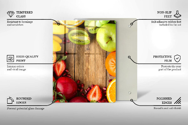 Skydd för induktionsspis modern Färsk frukt