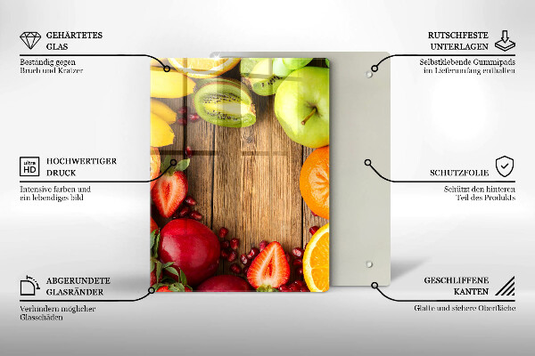 Skydd för induktionsspis modern Färsk frukt