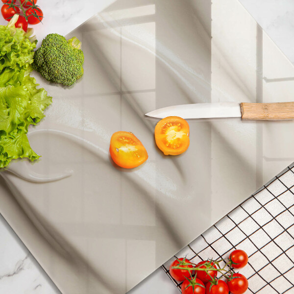 Skydd för induktionsspis modern Krämig glass