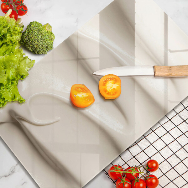 Skydd för induktionsspis modern Krämig glass