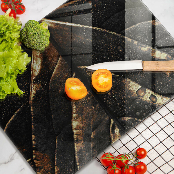 Skydd för induktionsspis modern Bladguld