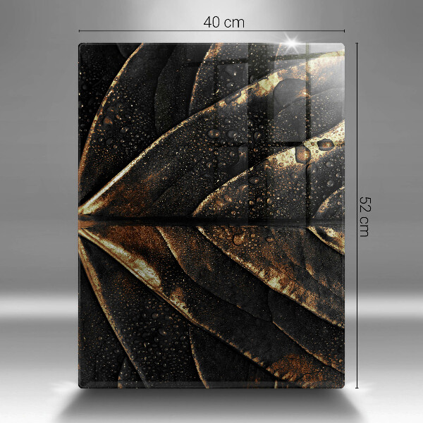 Skydd för induktionsspis modern Bladguld