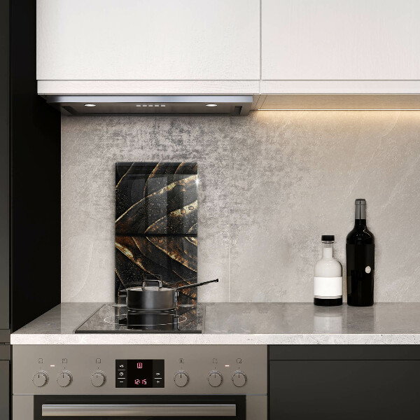 Skydd för induktionsspis modern Bladguld