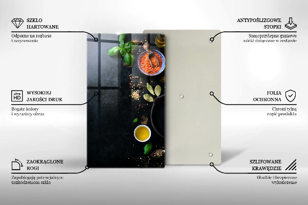 Skydd för induktionsspis modern Skålar med kryddor