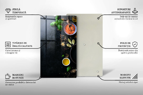 Skydd för induktionsspis modern Skålar med kryddor