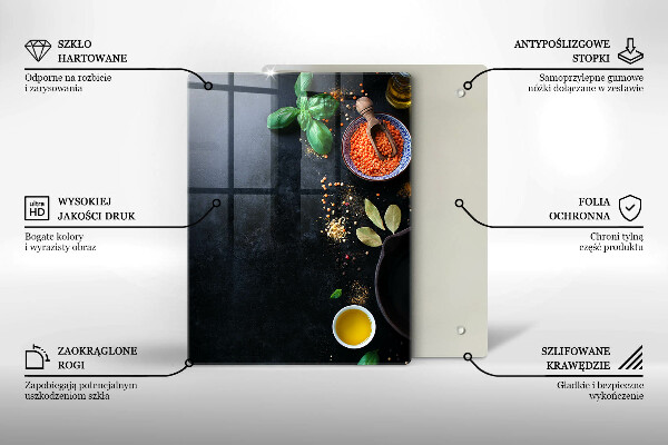 Skydd för induktionsspis modern Skålar med kryddor