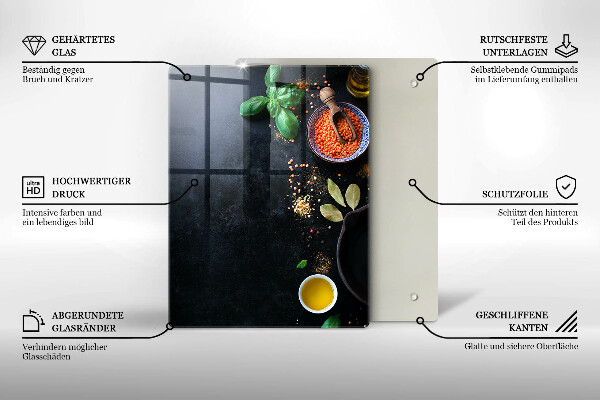 Skydd för induktionsspis modern Skålar med kryddor