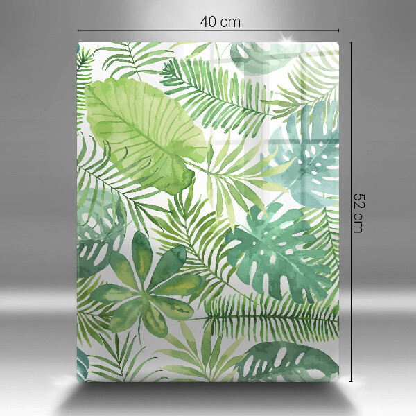 Glashällskydd modern Akvarell boho blad