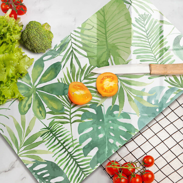 Glashällskydd modern Akvarell boho blad