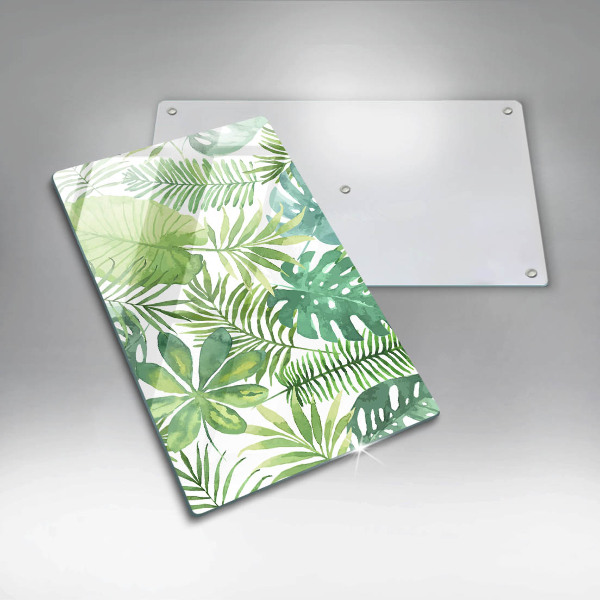 Glashällskydd modern Akvarell boho blad