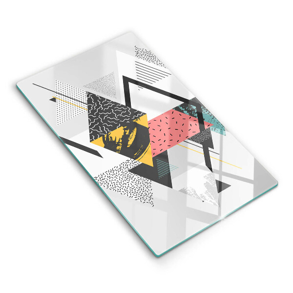 Glashällskydd modern Abstraktionstrianglar