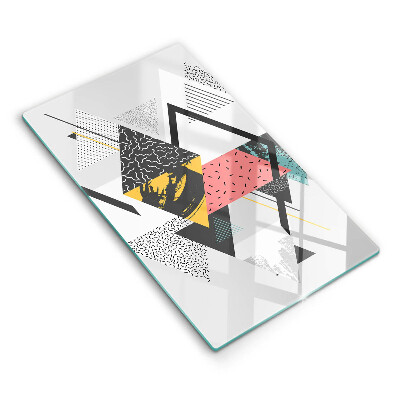 Glashällskydd modern Abstraktionstrianglar