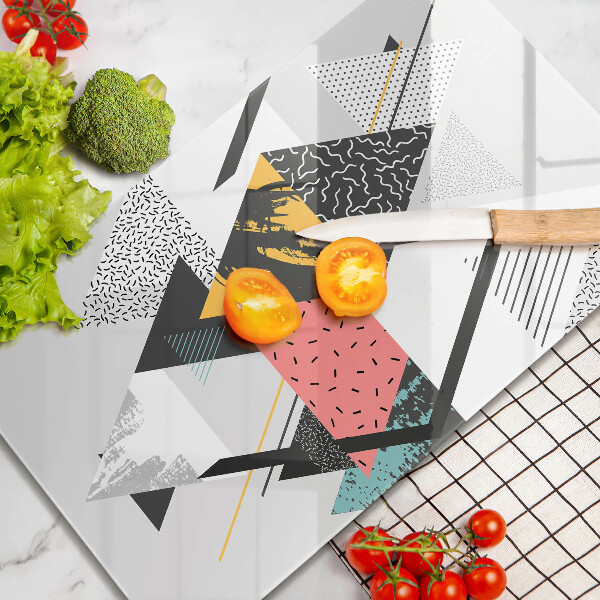 Glashällskydd modern Abstraktionstrianglar