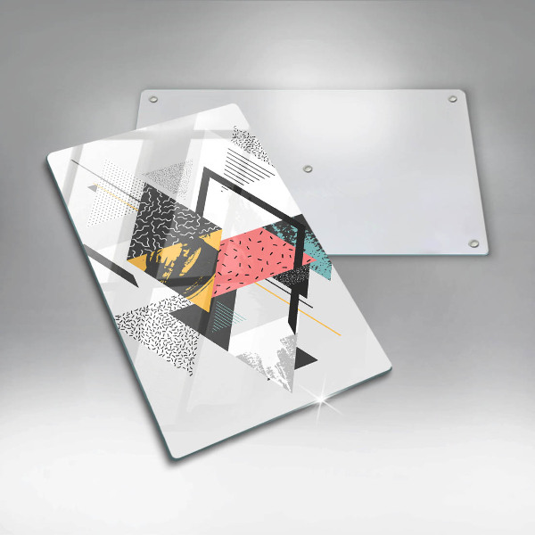 Glashällskydd modern Abstraktionstrianglar