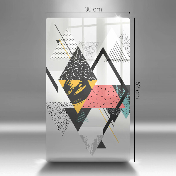 Glashällskydd modern Abstraktionstrianglar