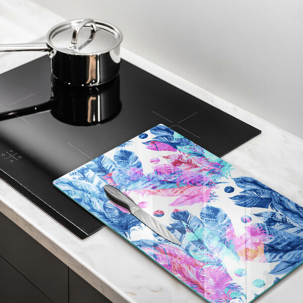 Glashällskydd modern Boho fjäder illustration