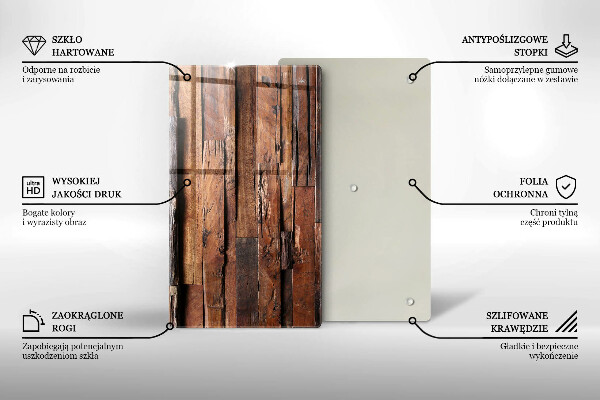 Glashällskydd modern Dekorativa träskivor