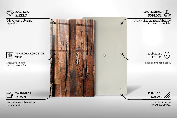 Glashällskydd modern Dekorativa träskivor