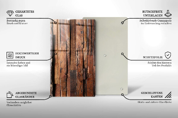 Glashällskydd modern Dekorativa träskivor
