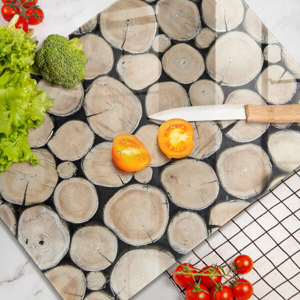 Spisskyddsplatta modern Trästammar