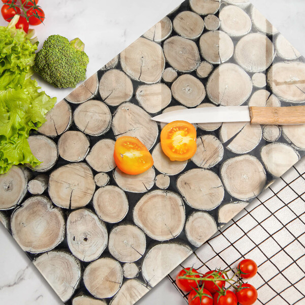 Spisskyddsplatta modern Trästammar