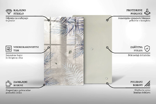 Kokkärlskydd modern Subtila blad