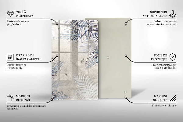 Kokkärlskydd modern Subtila blad