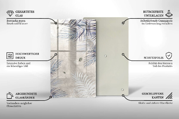 Kokkärlskydd modern Subtila blad