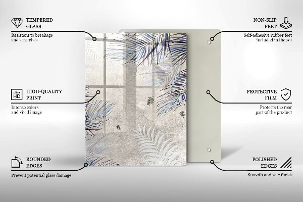 Kokkärlskydd modern Subtila blad