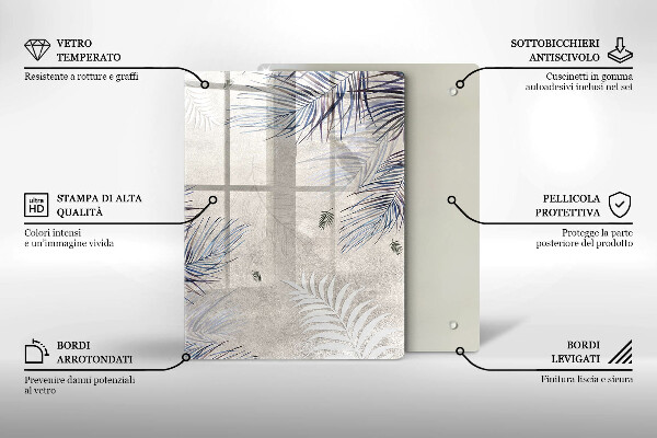 Kokkärlskydd modern Subtila blad