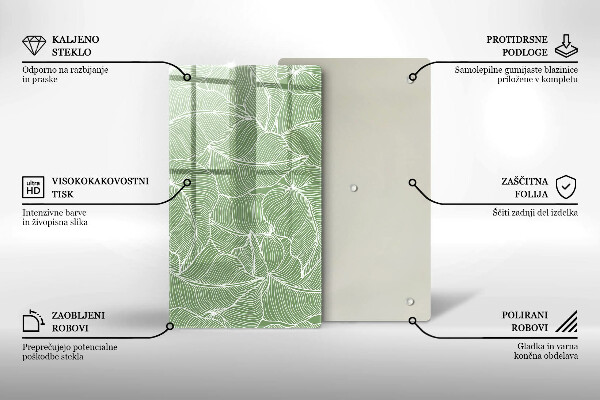 Kokkärlskydd modern Linjära blad