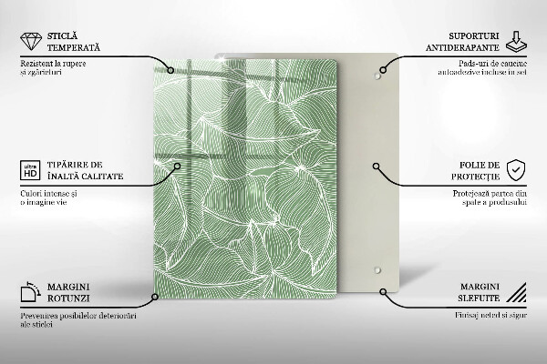 Kokkärlskydd modern Linjära blad