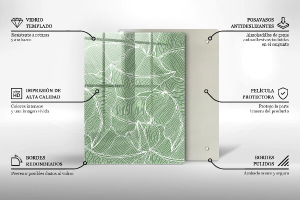 Kokkärlskydd modern Linjära blad