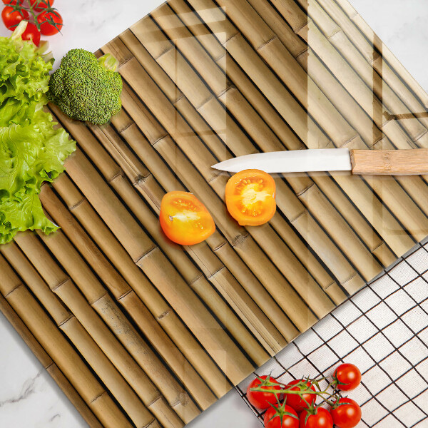 Spisskyddsplatta modern Natur boho bambu