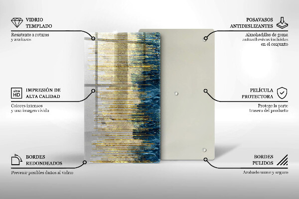 Glashällskydd modern Designer abstraktion