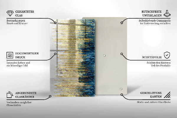 Glashällskydd modern Designer abstraktion