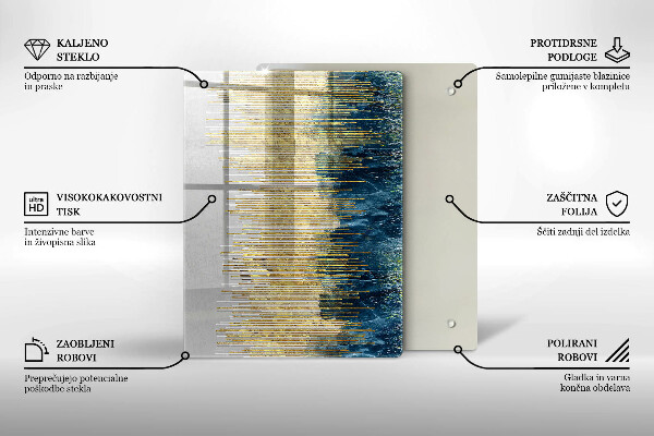 Glashällskydd modern Designer abstraktion