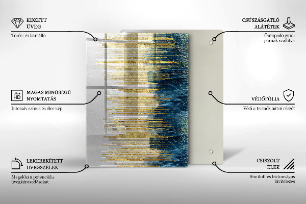 Glashällskydd modern Designer abstraktion