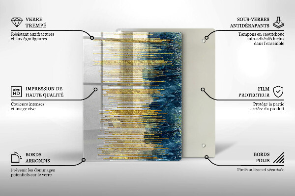 Glashällskydd modern Designer abstraktion