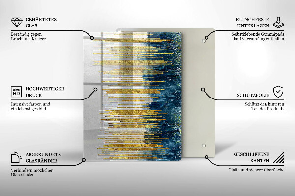 Glashällskydd modern Designer abstraktion