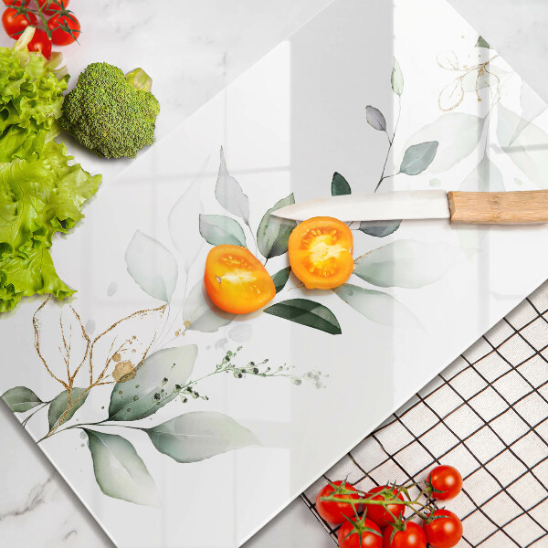 Glashällskydd modern Akvarell blad