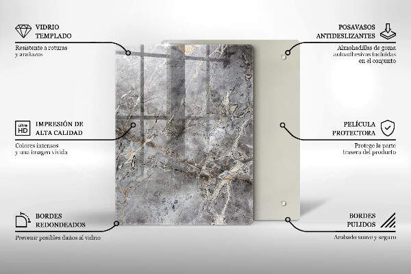 Glashällskydd modern Sten textur