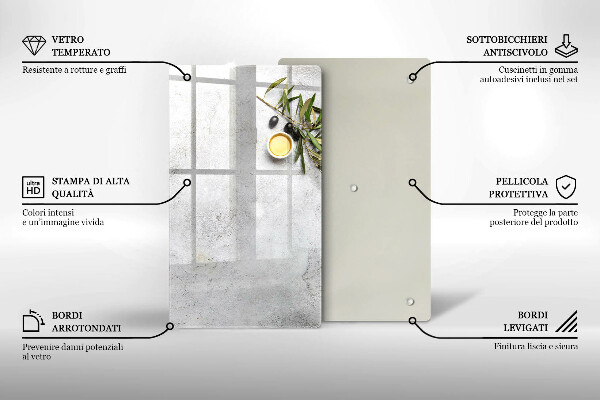 Glashällskydd modern Oliver på betong