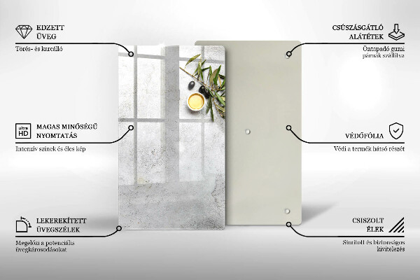 Glashällskydd modern Oliver på betong