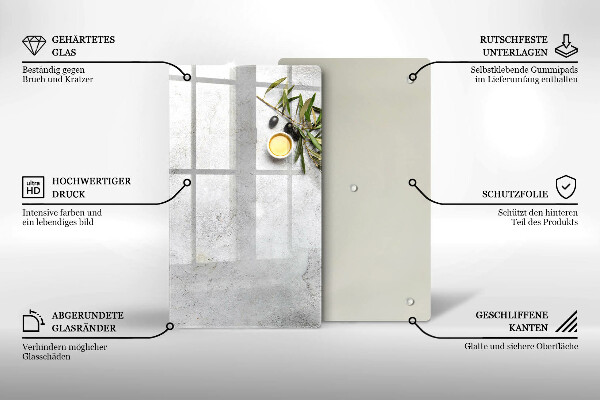 Glashällskydd modern Oliver på betong