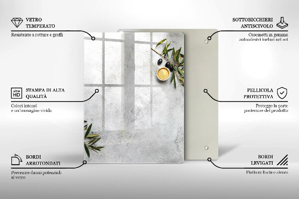 Glashällskydd modern Oliver på betong